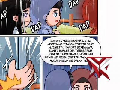 Hi Sobat Polri! Air adalah konduktor listrik yang baik. Saat hujan deras