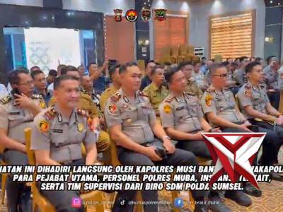 supervisi biro sdm polda sumsel terkait ketahanan pangan