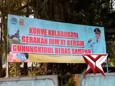 Korve Kolaborasi Gerakan Jumat Bersih Gunungkidul Bebas Sampah