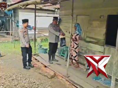 pembagian sembako polres Muba LT7