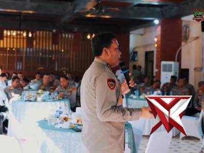 Kapolda Sumatera Selatan Irjen Pol. Dr. Sandi Nugroho, S.I.K., S.H., M.Hum. memimpin evaluasi pengua