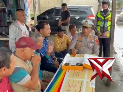 Polantas Polre Musi Rawas Utara Menyapa