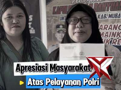 Apresiasi warga batas pelayanan polsek tungkal Jaya - PoliceTube