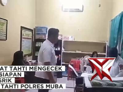 Kasat tahti lakukan pengecekan persiapan giat wasrik. - PoliceTube