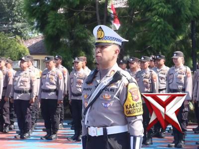 olres Majalengka menggelar Apel Gelar Pasukan Operasi Ketupat Lodaya 2026 - PoliceTube