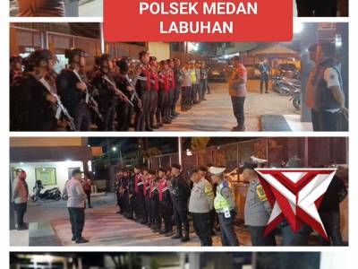 Polres Pelabuhan Belawan Gelar Patroli Gabungan Antisipasi Gangguan Kamtibmas - PoliceTube