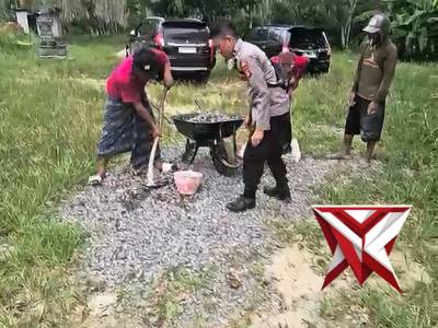 POLRES OKI HADIR AMAN BAE
