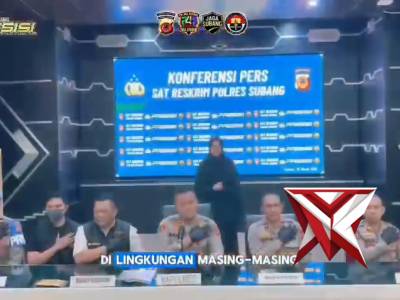 Sat Reskrim Polres Subang Mengadakan Konferensi Pers Pengungkapan Kasus Tindak Pidana