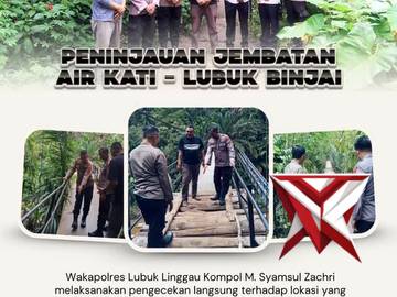 LUBUK LINGGAU - Wakapolres Lubuk Linggau, Kompol M. Syamsul Zachri, melaksanakan pengecekan langsung