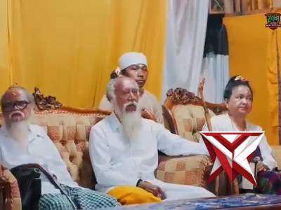 Kapolda Sumatera Selatan Irjen Pol. Dr. Sandi Nugroho menghadiri perayaan Dharma Santi Hari Suci N