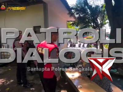 PATROLI DIALOGIS SAT SAMAPTA POLRES BANGKALAN