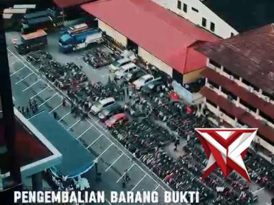 Penyerahan kembali kendaraan hasil kejahatan