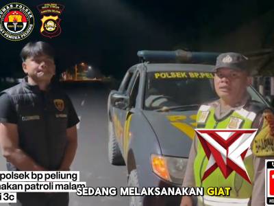 GIAT PATROLI KRYD POLSEK BP PELIUNG - PoliceTube