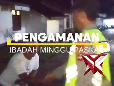 *Polsek BTS Ulu Amankan Ibadah Minggu Paska di GPIB Bangun Jaya* Polsek BTS Ulu Polres Musi Rawas P - PoliceTube