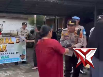GIAT BAKTI SOSIAL POLSEK MUARA BELITI POLRES MUSI RAWAS POLDA SUMSEL-