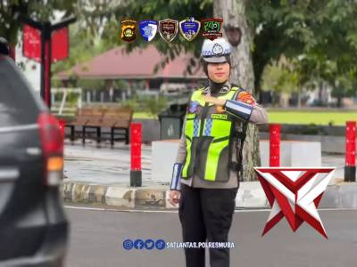Gatur Lalin Satlantas Polres Muba,