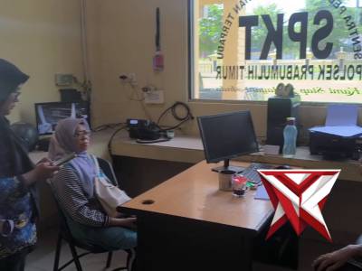 Giat pelayanan SPKT Polsek Prabumulih Timur - PoliceTube
