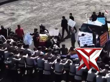 Kapolda Sumsel Irjen Pol Dr. Sandi Nugroho, S.I.K., S.H., M.Hum., memimpin Apel Besar Sabuk Kamtibma