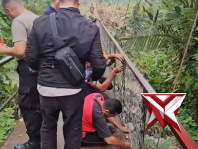 5 Jembatan telah direnovasi oleh jajaran Polres Musi Rawas Polda Sumatera Selatan,
