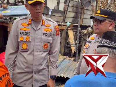 Polres Banyuasin Siap melayani masyarakat korban kebakaran - PoliceTube