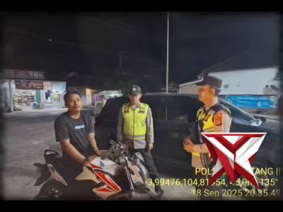 Anggota Polsek Belitang II laksanakan KRYD