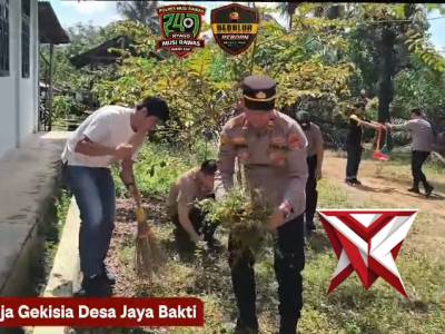 Dukung Program Belida Kapolda Sumsel IJP Sandi Nugroho, Polres Mura Kurve di Gereja Gekisia