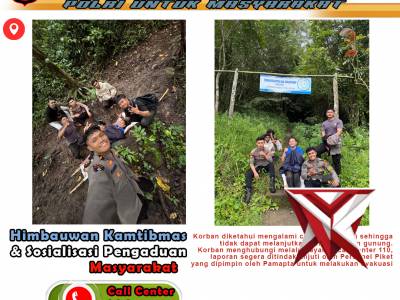 Evakuasi Lancar Pendaki Cedera di Puncak Gunung Tampusu Berhasil Diselamatkan