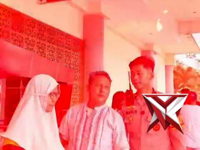 POLRES LUBUK LINGGAU KEMBALIKAN IBU DARNI KE PELUKAN KELUARGA