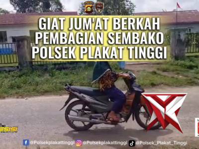 GIAT BERBAGI SEMBAKO POLSEK PLAKAT TINGGI.?
