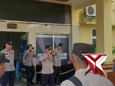 &ldquo;Apel Digelar, Bhabinkamtibmas Polres OKI Siap Turun ke Lapangan&rdquo;