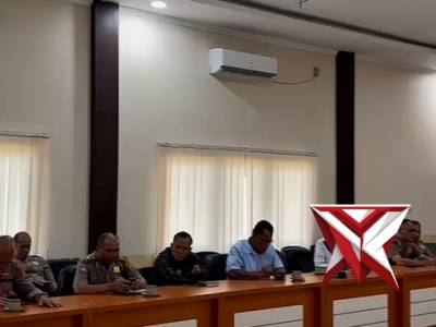 Kapolres Musi Rawas Hadiri Pembukaan Rakernis Gabungan Empat Satker Polri Secara Virtual