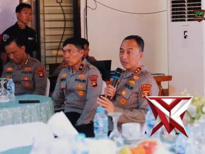 Kapolda Sumatera Selatan Irjen Pol. Dr. Sandi Nugroho, S.I.K., S.H., M.Hum. memimpin evaluasi pengua