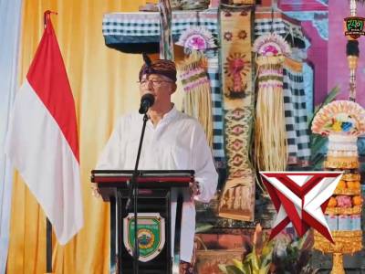 KAPOLDA SUMSEL BERSAMA FIRKOPIMDA SUMSEL MENGHADIRI PERAYAAN DHARMA SANTI HARI SUCI NYEPI 2026.
