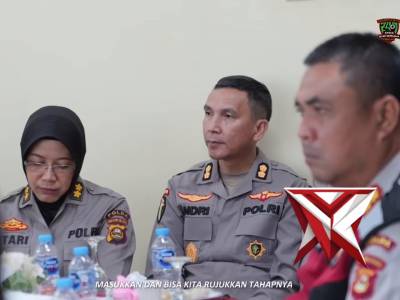 Coffeee morning Kapolda Sumsel bersama Para PJU Polda Sumsel.