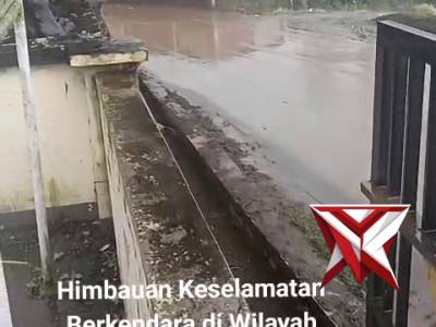 Himbauan Polsek Kertasari masih musim penghujan
