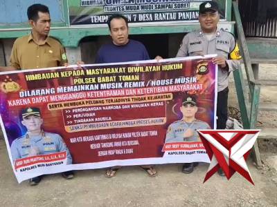 himbauan larangan memainkan musik remix