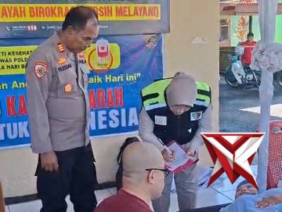 @ok.Polsek Tugumulyo kegiatan Donor Darah