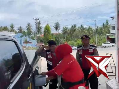 GIAT SAMBANG DI SPBU (SAT SAMAPTA POLRES OKU SELATAN) - PoliceTube