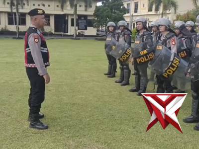 Latihan Dalmas Sat Samapta Polres Musi Rawas - PoliceTube