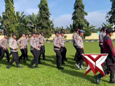 POLRES OKU SELATAN MELAKSANAKAN LATIHAN DALMAS