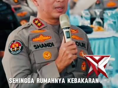 Kapolda Sumsel Irjen Pol. Dr. Sandi Nugroho, S.I.K., S.H., M.Hum. membawa kebahagiaan bagi warga.