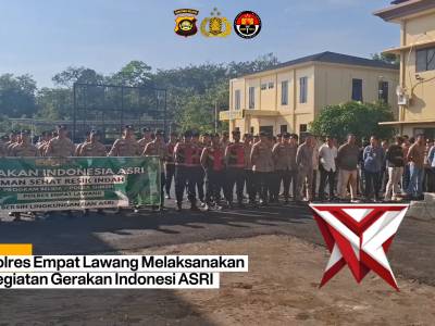Polres Empat Lawang Gelar Kegiatan Gerakan Indonesia Asri, Wujud Kepedulian Lingkungan - PoliceTube