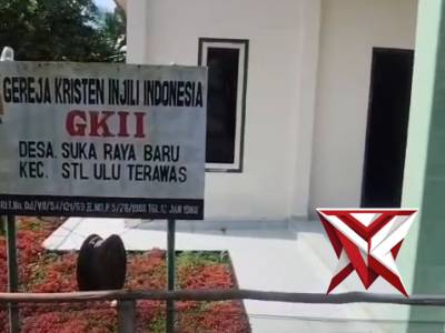 Pastikan Ibadah Khidmat, Polsek STL ulu Amankan Paskah di gereja GKII desa Sukaraya