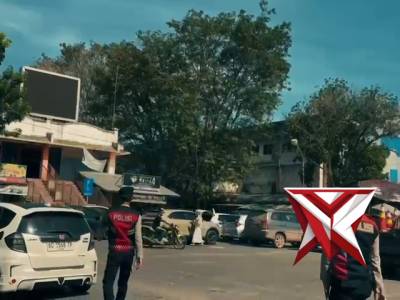 Polres oki hadir 
Giat patroli sat Samapta polres oki hadir