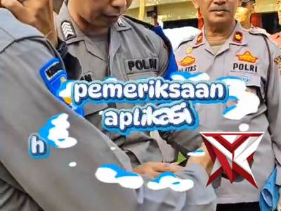 POLRES MUARA ENIM~giat pemeriksaan aplikasi pada handphone personel Polres Muara Enim. - PoliceTube