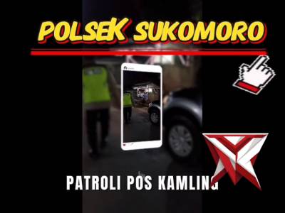 Dalam Upaya Meningkatkan Situasi Kamtibmas Yang Aman Dan Kondusif Diwilayah Polsek Sukomoro Polres M
