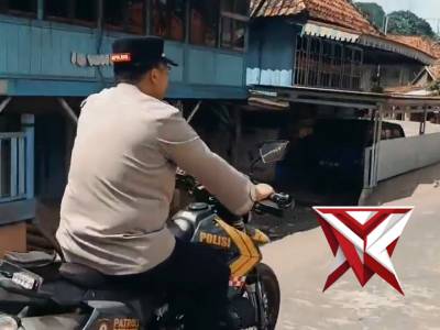 POLSEK PAMPANGAN HADIR PATROLI OANTAU ARUS LALIN