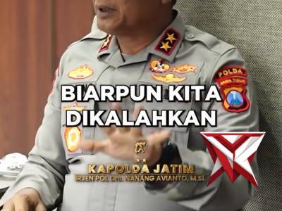Kapolda Jawa Timur, Irjen Pol Drs. Nanang Avianto, M.Si. menerima audiensi perwakilan suporter Arema