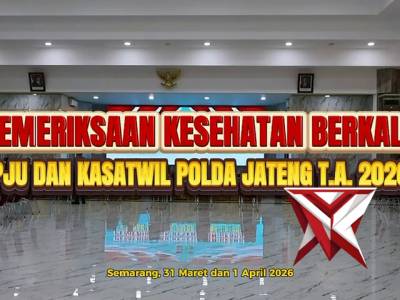 Rumkit Bhayangkara Polda Jateng Melaksanakan Pemeriksaan Kesehatan bagi PJU dan Kasatwil Polda Jaten