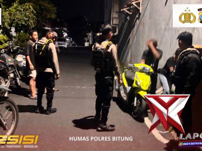 PATROLI PANTERA PRESISI SAT SAMAPTA POLRES BITUNG RESPON LAPORAN MASYARAKAT LEWAT CALL CENTER 110. - PoliceTube